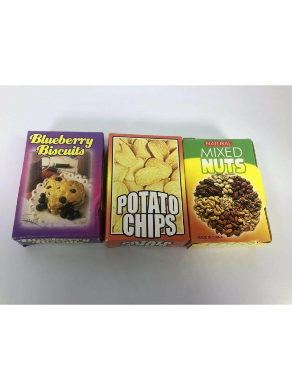 vtg lot of12 miniature play food grocery store display - Picture 3 of 6